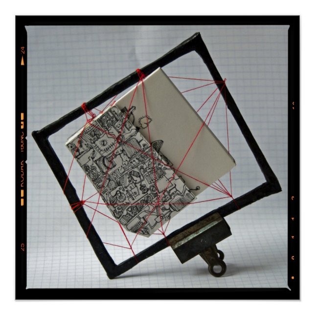 Trapped Artist's Book Photography Poster (Front)