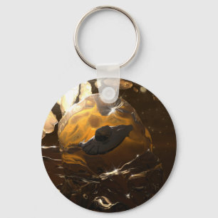 Trapped in Amber Keychain