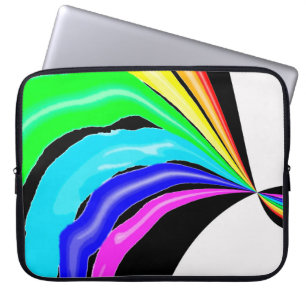 Trapped rainbow laptop sleeve