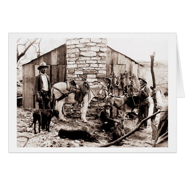 Trappers and their cabin (Front Horizontal)