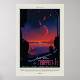 Trappist 1e, Travel Poster