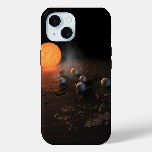 Trappist-1's Seven Planets In Orbit Around Star. Case-Mate iPhone Case (Back)