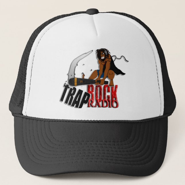 TrapRock Trucker [Snapback] Hat (Front)