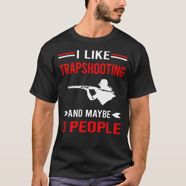 Trapshooting Trap Shooting Clay Target Shooting T-Shirt (Front)