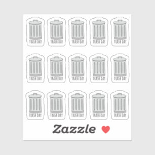 Trash Bin Day Garbage Tracker Mini Bujo Planner