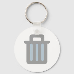 trash bin keychain