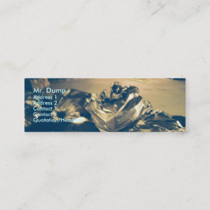 Trash Bin Mini Business Card