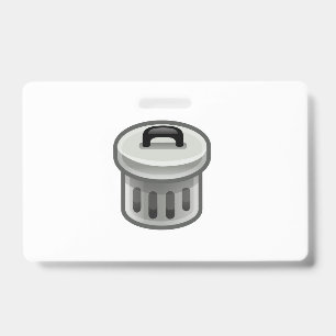 Trash Can Badge