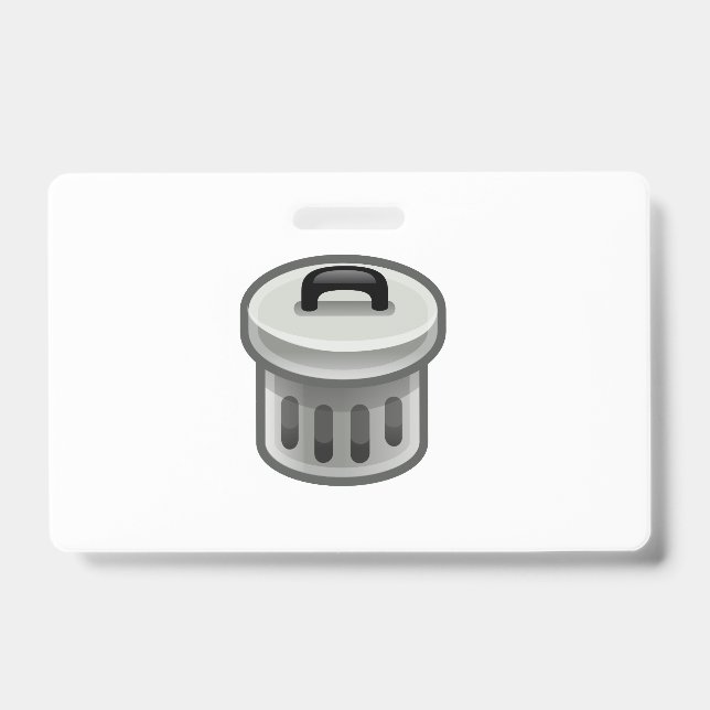 Trash Can Badge (Front)