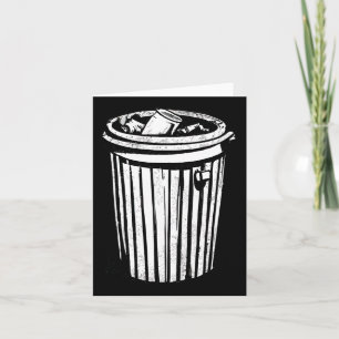 Trash Can Halloween Costume Garge Can Trashcan Cos Card