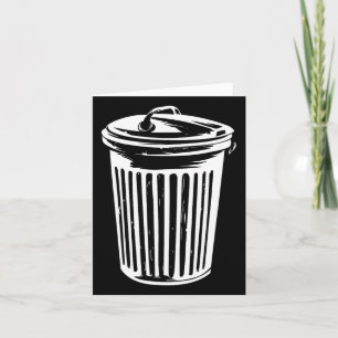 Trash Can Halloween Costume Garge Can Trashcan Cos Card