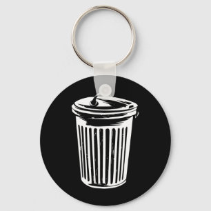 Trash Can Halloween Costume Garge Can Trashcan Cos Keychain