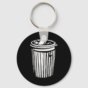 Trash Can Halloween Costume Garge Can Trashcan Cos Keychain
