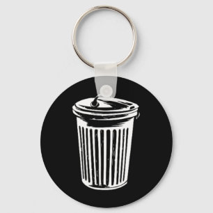 Trash Can Halloween Costume Garge Can Trashcan Cos Keychain