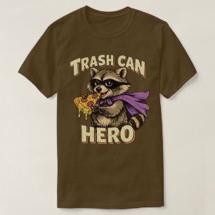 “Trash Can Hero” Mischievous Raccoon design T-Shirt