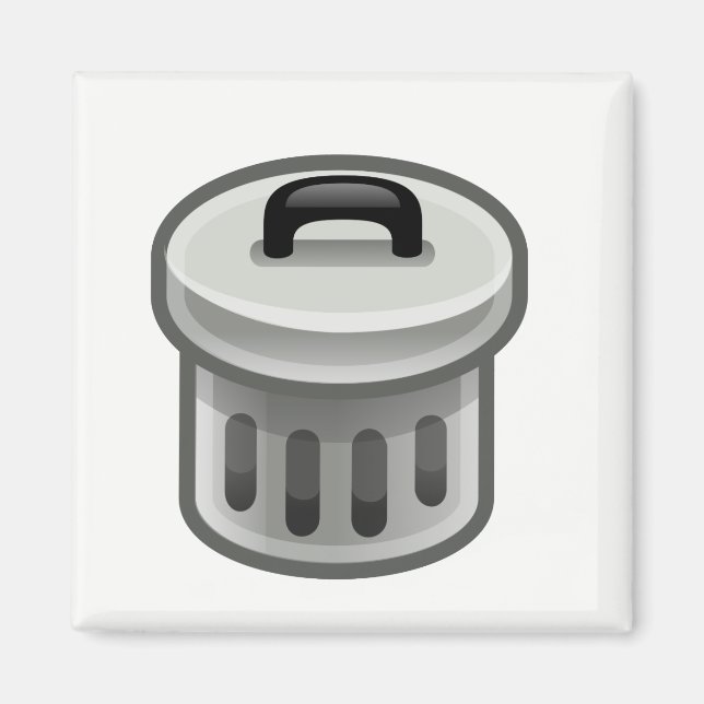 Trash Can Magnet (Front)