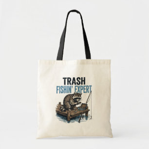 Trash Fishin' Expert Raccoon Tote Bag