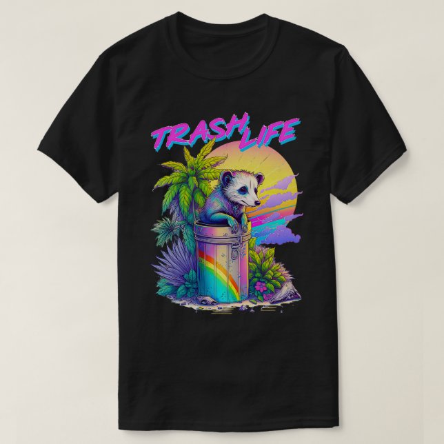Trash Life T-Shirt (Design Front)