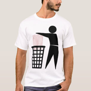 Trash Man Symbol (Add Photo) T-Shirt