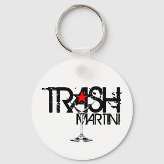 TRASH Martini Keychain
