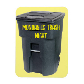 TRASH OUT Reminder Magnet