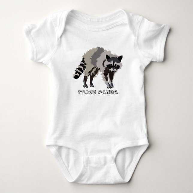 Trash Panda Baby Bodysuit (Front)