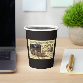 Trash Panda Coffee Drive-thru | Raccoon Co Paper Cups