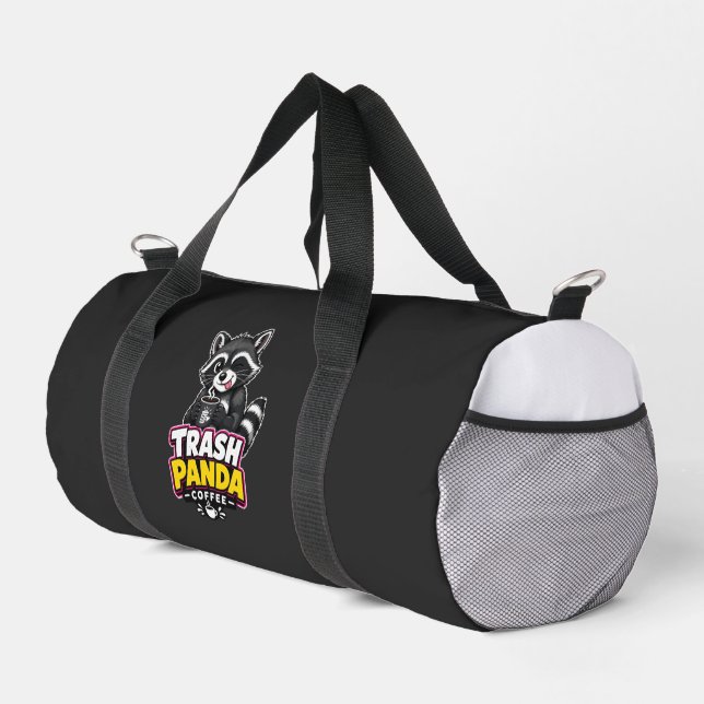 Trash Panda Coffee Duffle Bag (Right Corner)