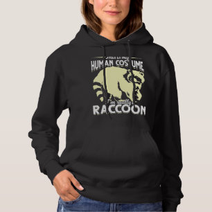 Trash Panda Costume Party Forest Animal Raccoon Hoodie