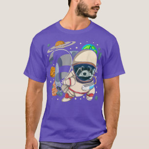 Trash Panda Planets Outer Space Animal Raccoon Ast T-Shirt