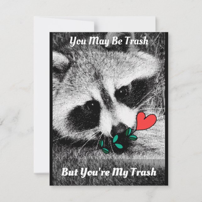Trash Panda V-Day Card (Front)