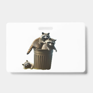 Trash Pandas Party Badge