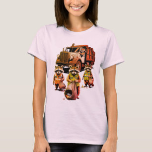 Trash Pandas: The Foursome of the Pandacalypse T-Shirt