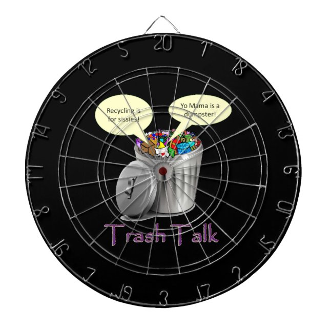 Trash Talk Dartboard (Front)