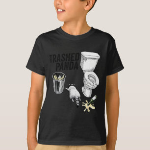 Trashed Panda, Funny Drunk Raccoon, Trash Panda Hu T-Shirt