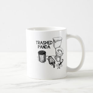 Trashed Panda Funny Drunk Racoon  Coffee Mug
