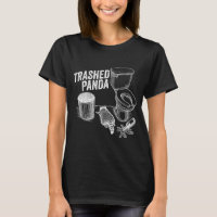 Trashed Panda Funny Drunk Racoon 
