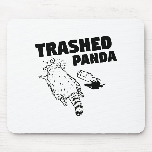 Trashed Panda  Mouse Pad (Front)