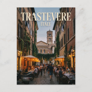 Trastevere Italy Postcard