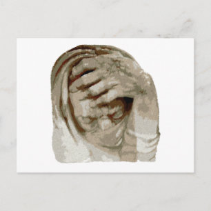 Trauer grief mourning sorrow postcard