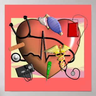 Trauma/ER  Nurse ART Poster