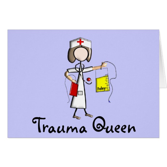 Trauma Nurse "Trauma Queen"  T-Shirts and Gifts (Front Horizontal)