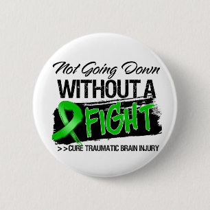 Traumatic Brain Injury Not Going Down 2 Inch Round Button