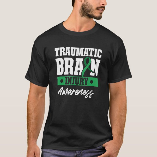 Traumatic Brain Injury Survivor Beat Tbi Warrior T-Shirt (Front)