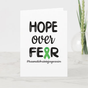 Traumatic Brain Injury Warrior TBI Awareness Gifts Card