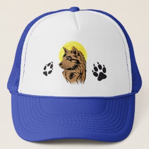 träumendes Wolfsbaby Trucker Hat