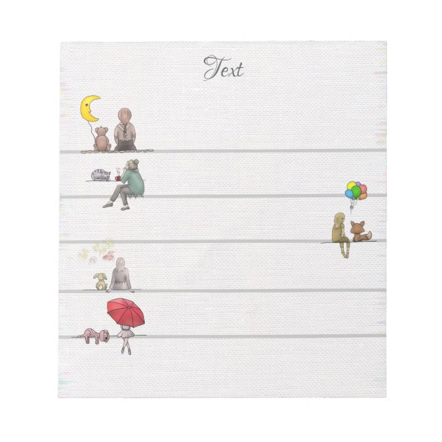 Träumereien  post-it klebezettel notepad (Front)