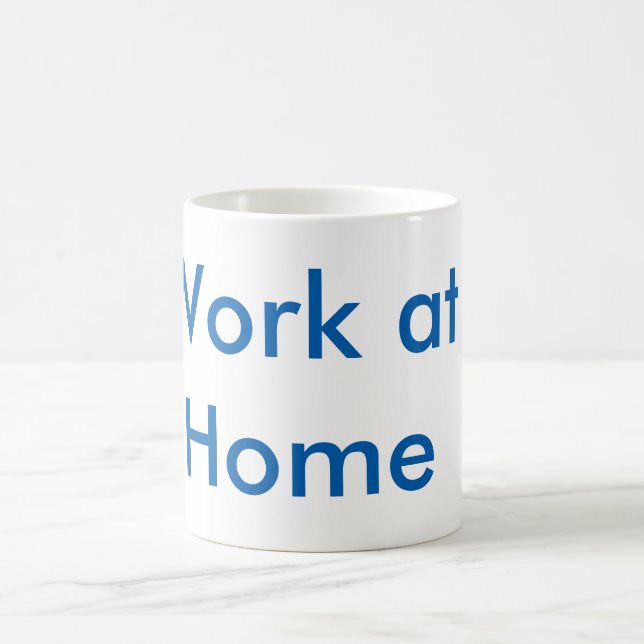 Travail à la maison Mug (Centre)