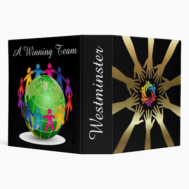 Travail d'équipe - École / Classeur de Carnet d'af (Arrière-plan)