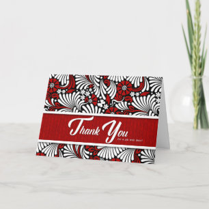 Travail Merci bien fait - Blanc rouge et noir